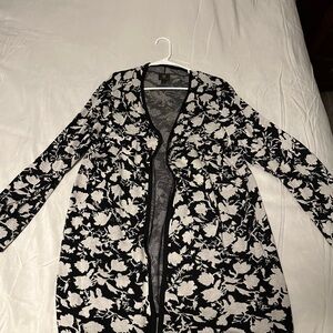 JM Collection Monochrome Knit Cardigan